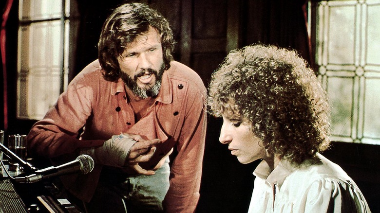 Kris Kristofferson and Barbra Streisand in A Star Is Born 