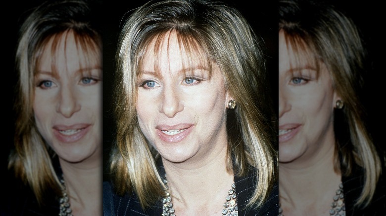 Barbra Streisand smiling 
