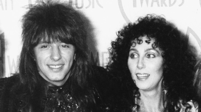 Richie Sambora and Cher in the '80s