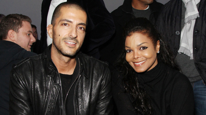 Janet Jackson and Wissam Al Mana smiling