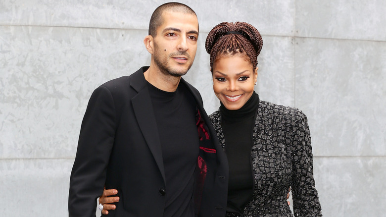 Janet Jackson and Wissam Al Mana smiling