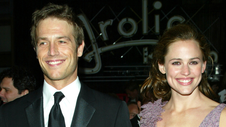 Jennifer Garner and Michael Vartan smile at event