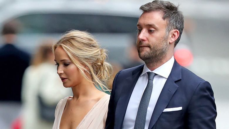 Jennifer Lawrence and Cooke Maroney before wedding