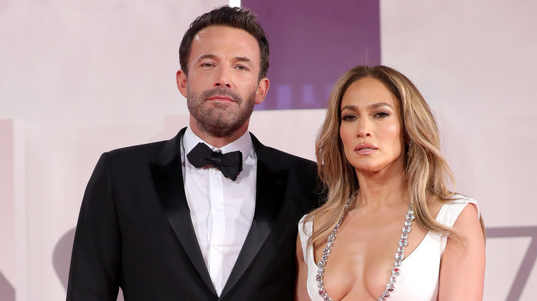 Ben Affleck and Jennifer Lopez at an event 