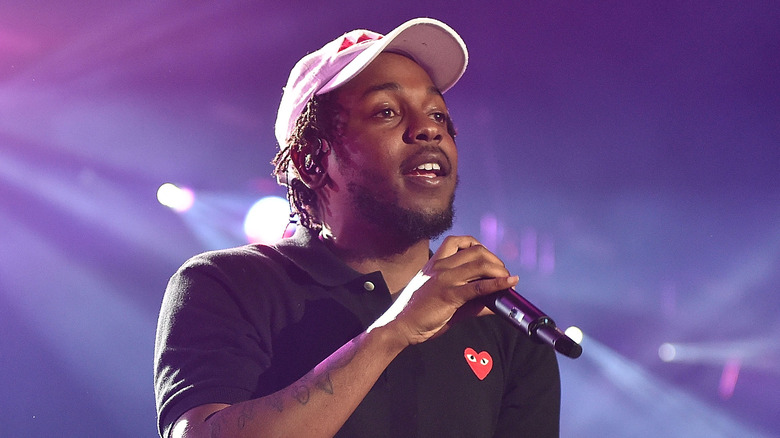 Kendrick Lamar performing