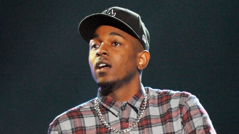 Kendrick Lamar performing