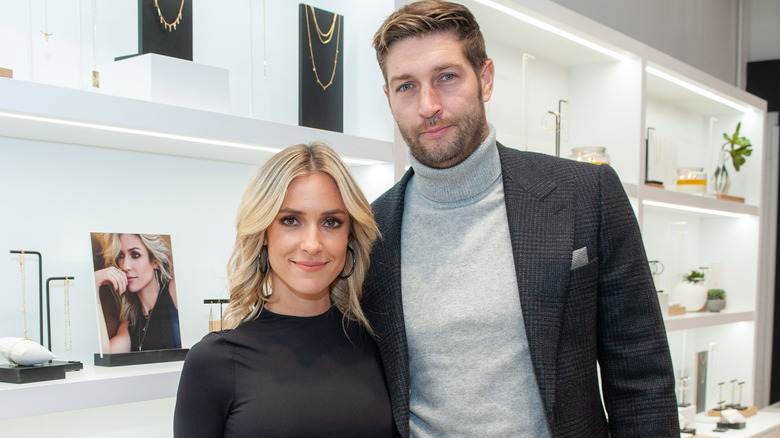 Kristin Cavallari and Jay Cutler pose together in 2019