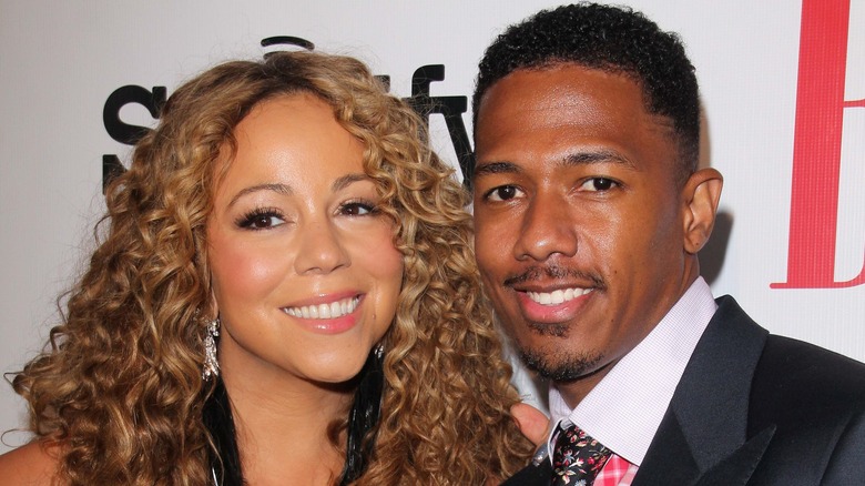 Nick Cannon with Mariah Carey