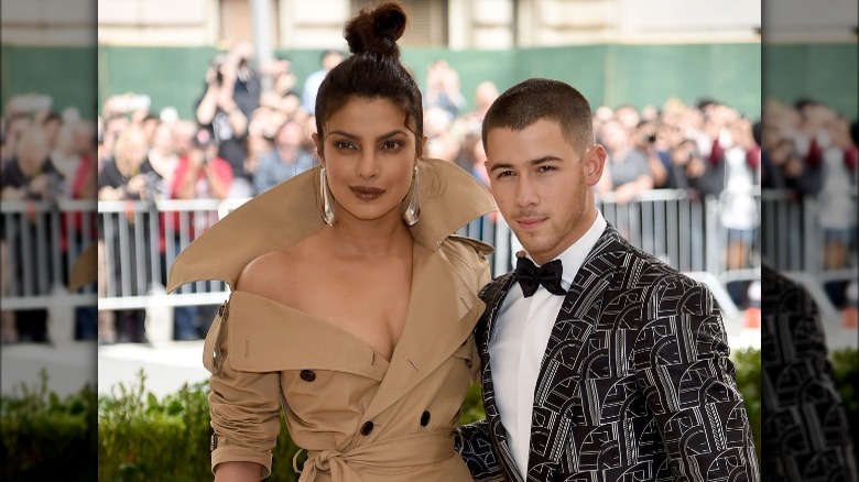 Nick Jonas and Priyanka Chopra at the Met Gala