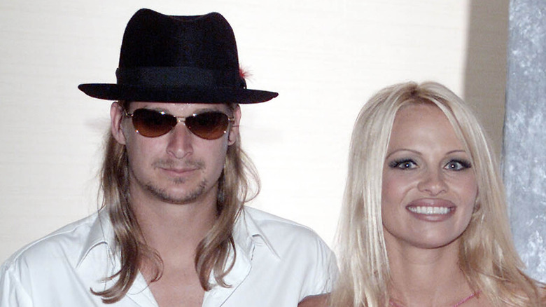 Pamela Anderson and Kid Rock at an event 