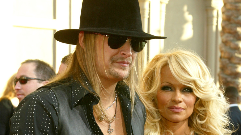 Pamela Anderson and Kid Rock at an event 