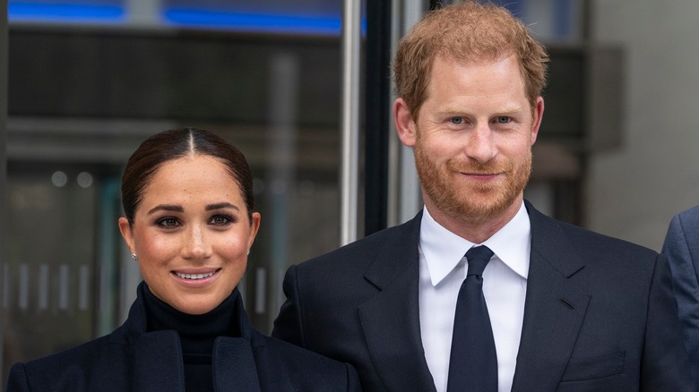 Meghan Markle and Prince Harry posing together