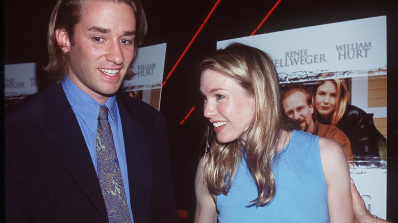 Josh Pate and Renee Zellweger smiling