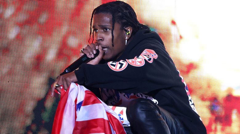 A$AP Rocky performing