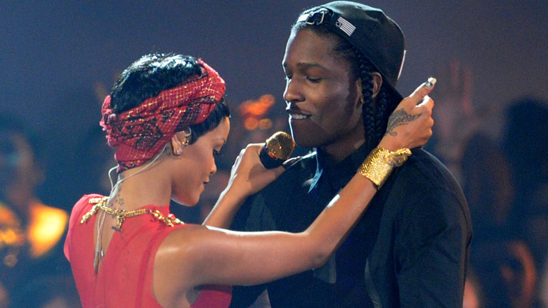 Rihanna and A$AP Rocky performing at the 2012 MTV Video Music Awards