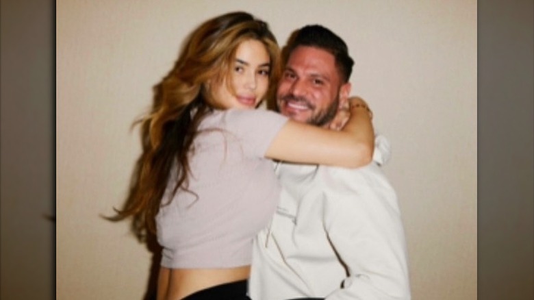 Saffire Matos hugging Ronnie Ortiz-Magro 