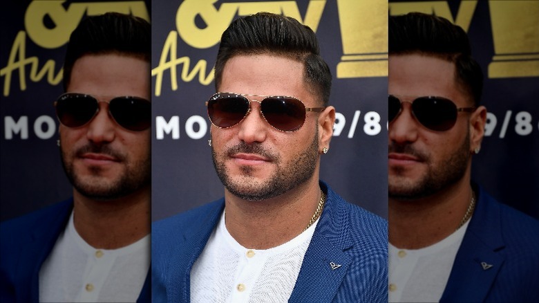 Ronnie Ortiz-Magro looks serious in 2018