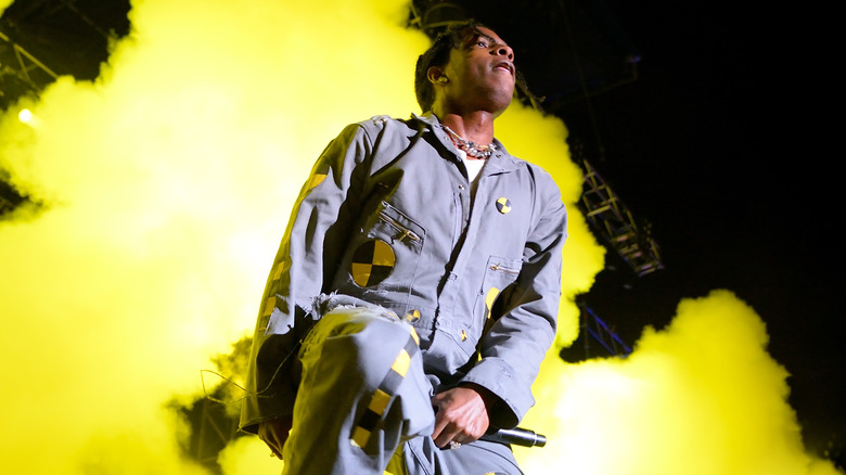A$AP Rocky performing at event 