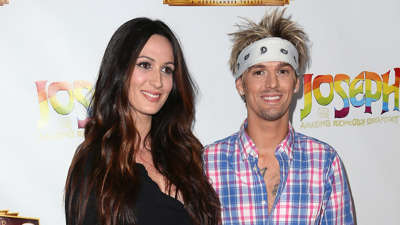 Angel and Aaron Carter in 2014.