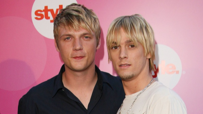 Aaron Carter and Nick Carter together