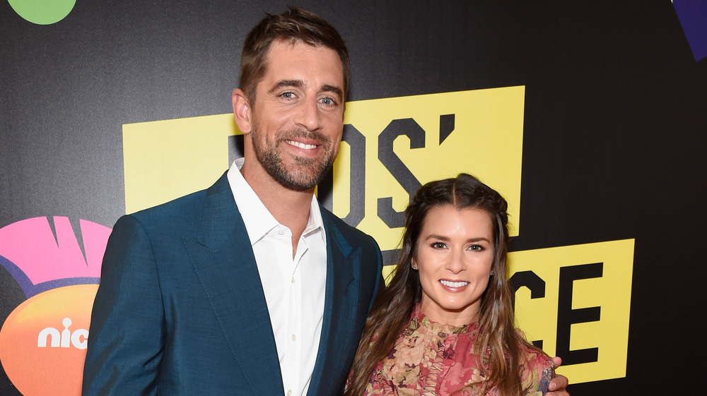 Aaron Rodgers and Danica Patrick