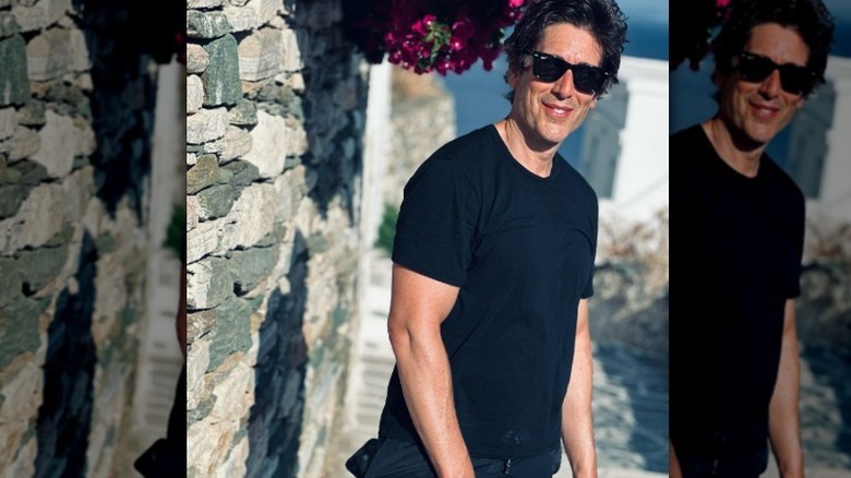 David Muir visiting Greece