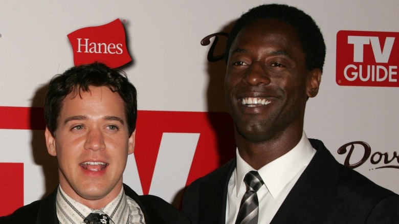 Isaiah Washington and T.R. Knight smiling 