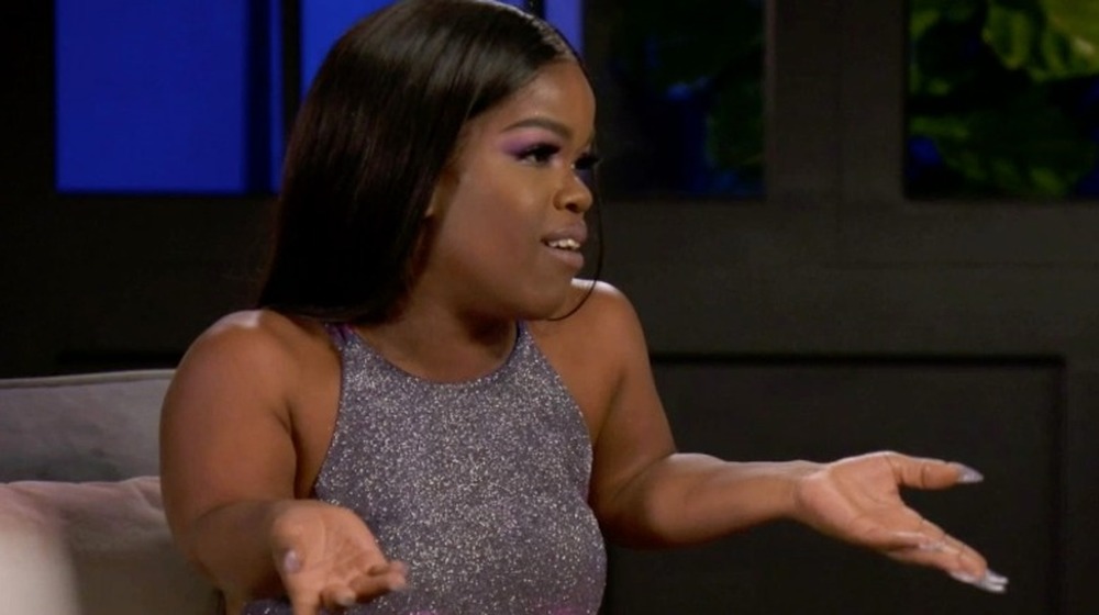 Little Women: Atlanta's Abira Greene looking annoyed in a scene from the show 