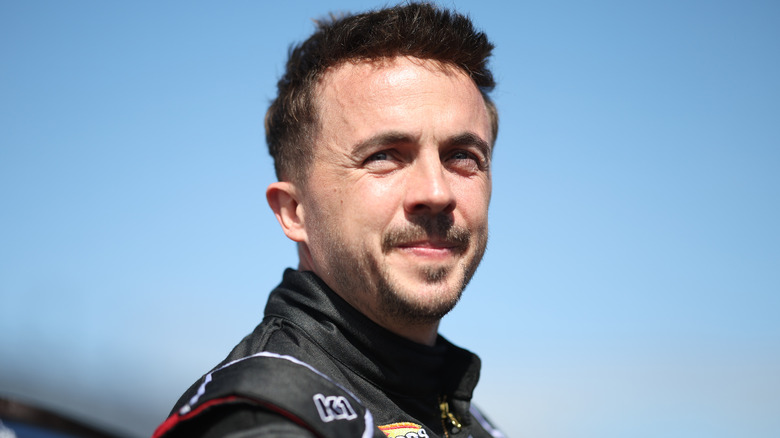 Frankie Muniz at a racing event