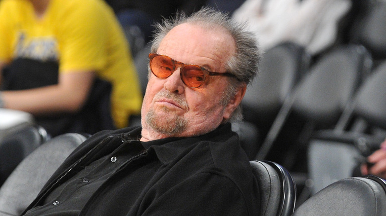 Jack Nicholson at L.A. Lakers game