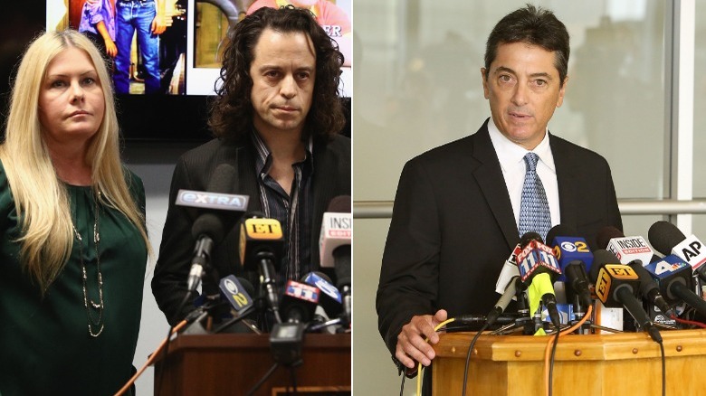 Nicole Eggert, Alexander Polinsky, Lissa Bloom press conference, Scott Baio press conference