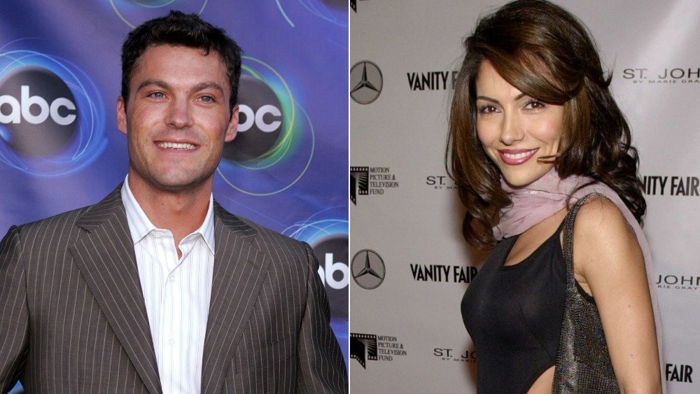 Split image of Brian Austin Green and Vanessa Marcil