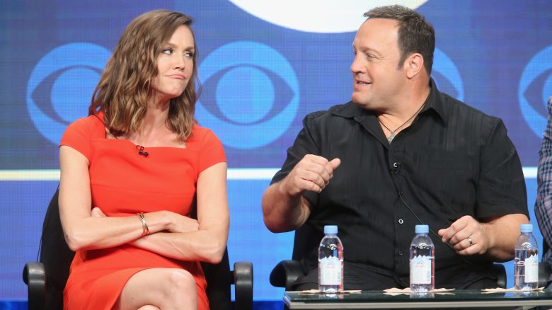 Erinn Hayes and Kevin James