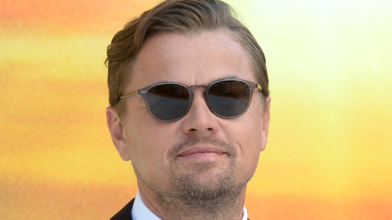 Leonardo DiCaprio wearing sunglasses 