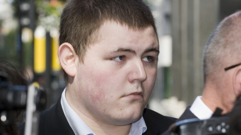 Jamie Waylett outside of court