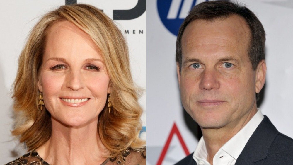 Split image of Helen Hunt and Bill Paxton