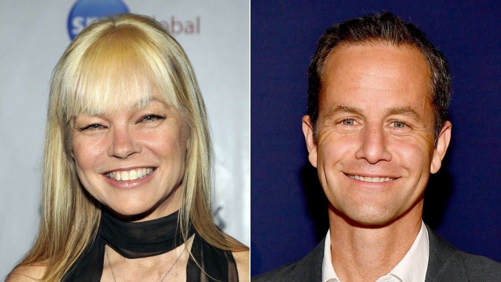 Split image of Julie McCullough and Kirk Cameron