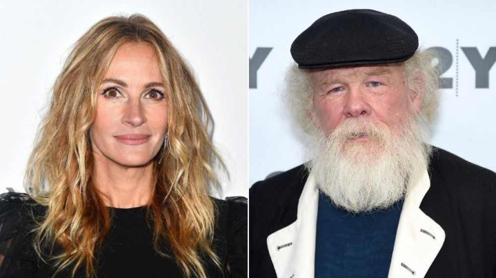 Split image of Julia Roberts and Nick Nolte