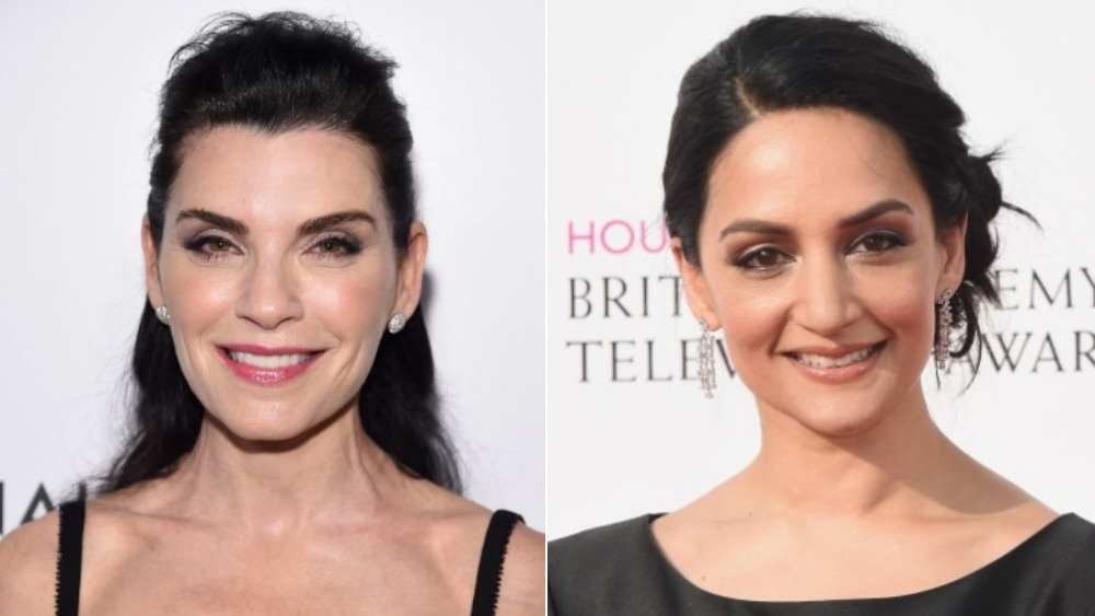 Split image of Julianna Margulies and Archie Panjabi