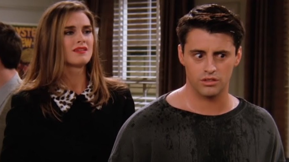 Brooke Shields and Matt LeBlanc on 'Friends'