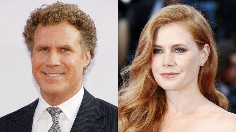 Will Ferrell and Amy Adams posing