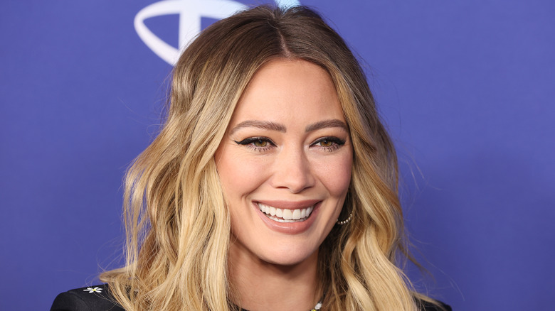 Hilary Duff smiling