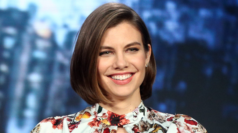 Lauren Cohan smiling