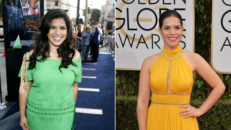 America Ferrera at two events 