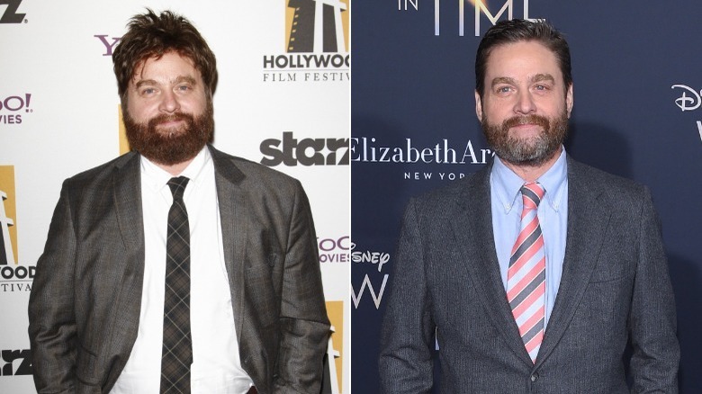 Zach Galifianakis at two events 