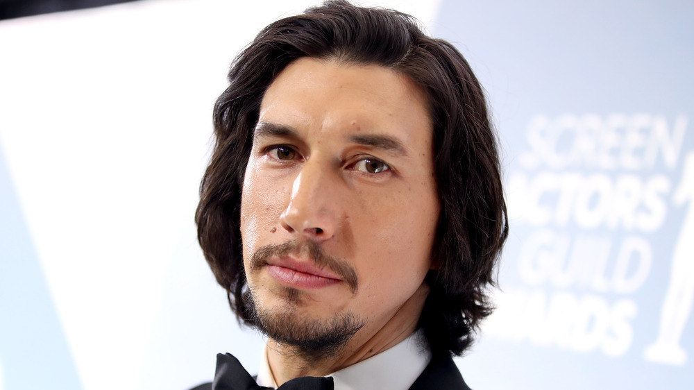 Adam Driver looking serious