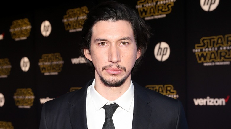 Adam Driver at a Star Wars movie premiere