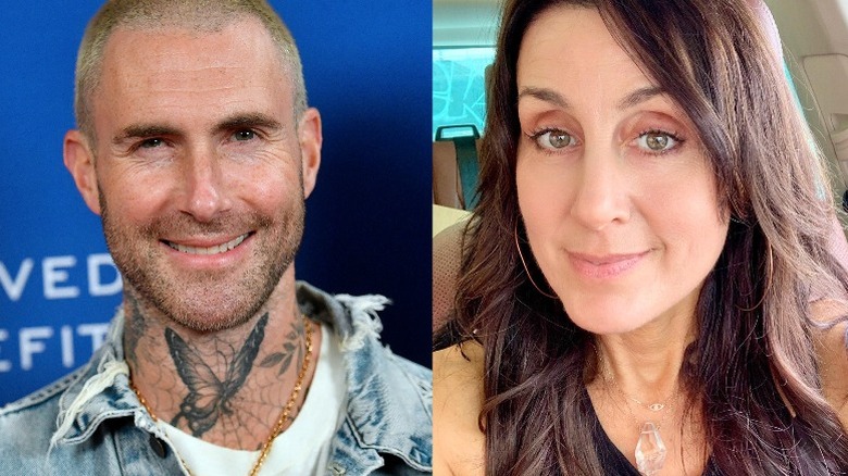 Adam Levine at Beloved Benefit 2022; Alanna Zabel in selfie