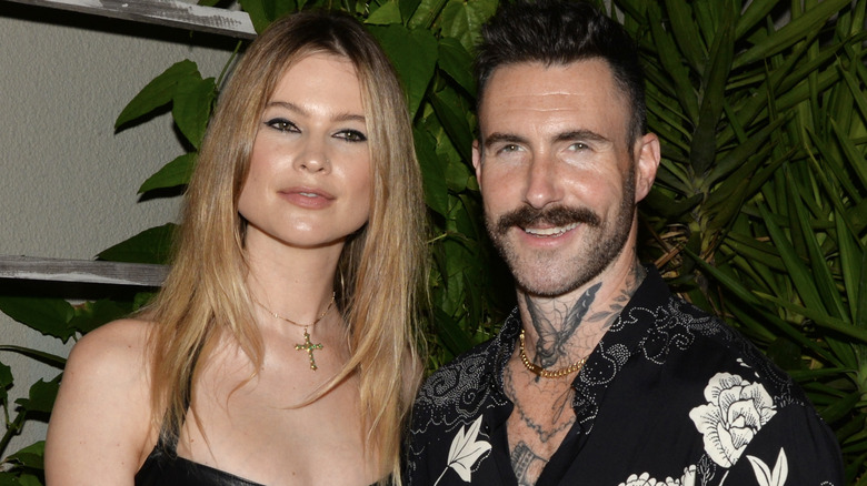 Behati Prinsloo and Adam Levine