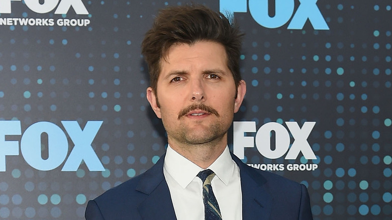 Adam Scott sporting a mustache